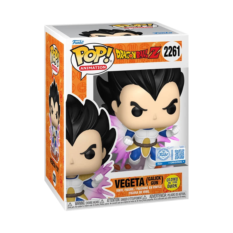Funko Pop! Vinyl: DragonBall Z-Vegeta Galick Gun Glow in the Dark! 2261