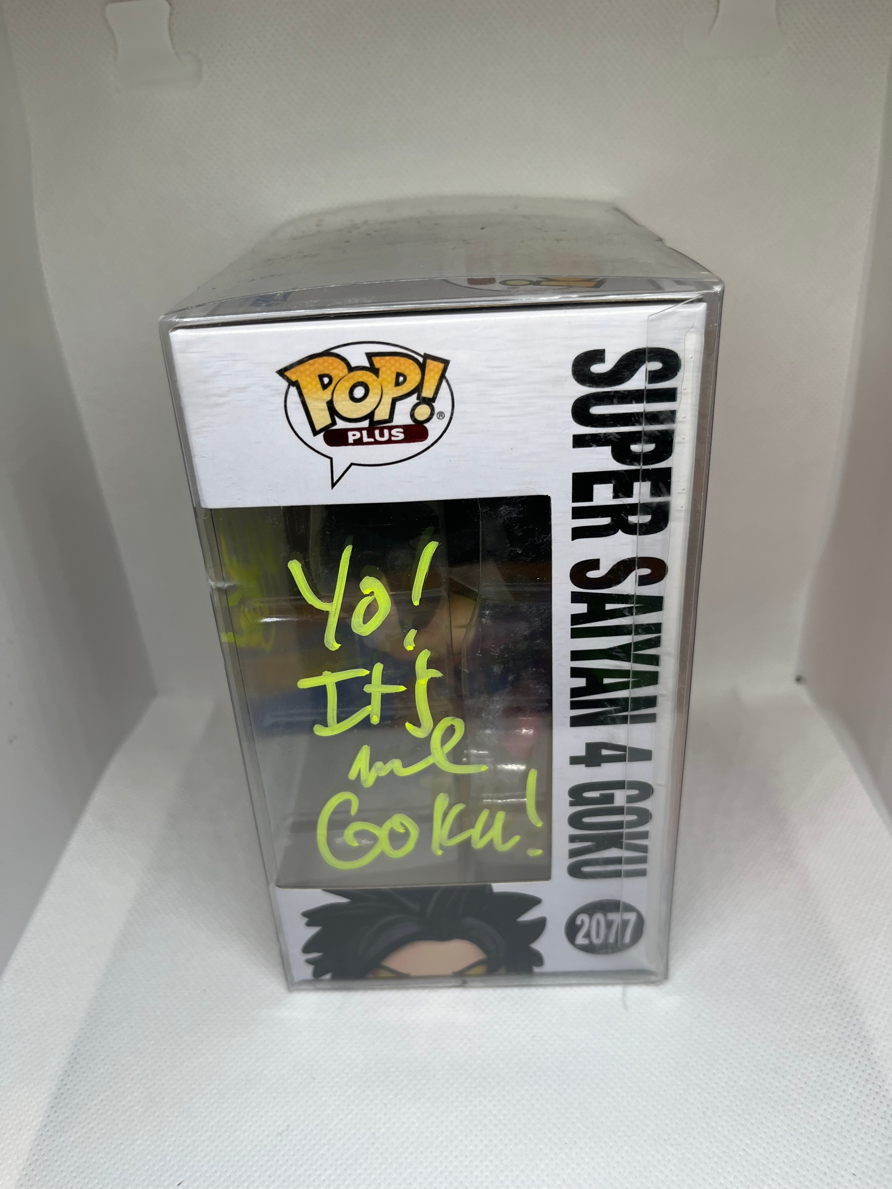 Super Saiyan 4 Goku GT Funko Exclusive JSA Authenticated Signed & Quoted (Yo it’s me Goku!)