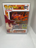 SSG Goku 827 2020 Summer Convention Limited Edition Sticker JSA Authenticated Signed and Quoted (I Will Not Let you Destroy my World!)