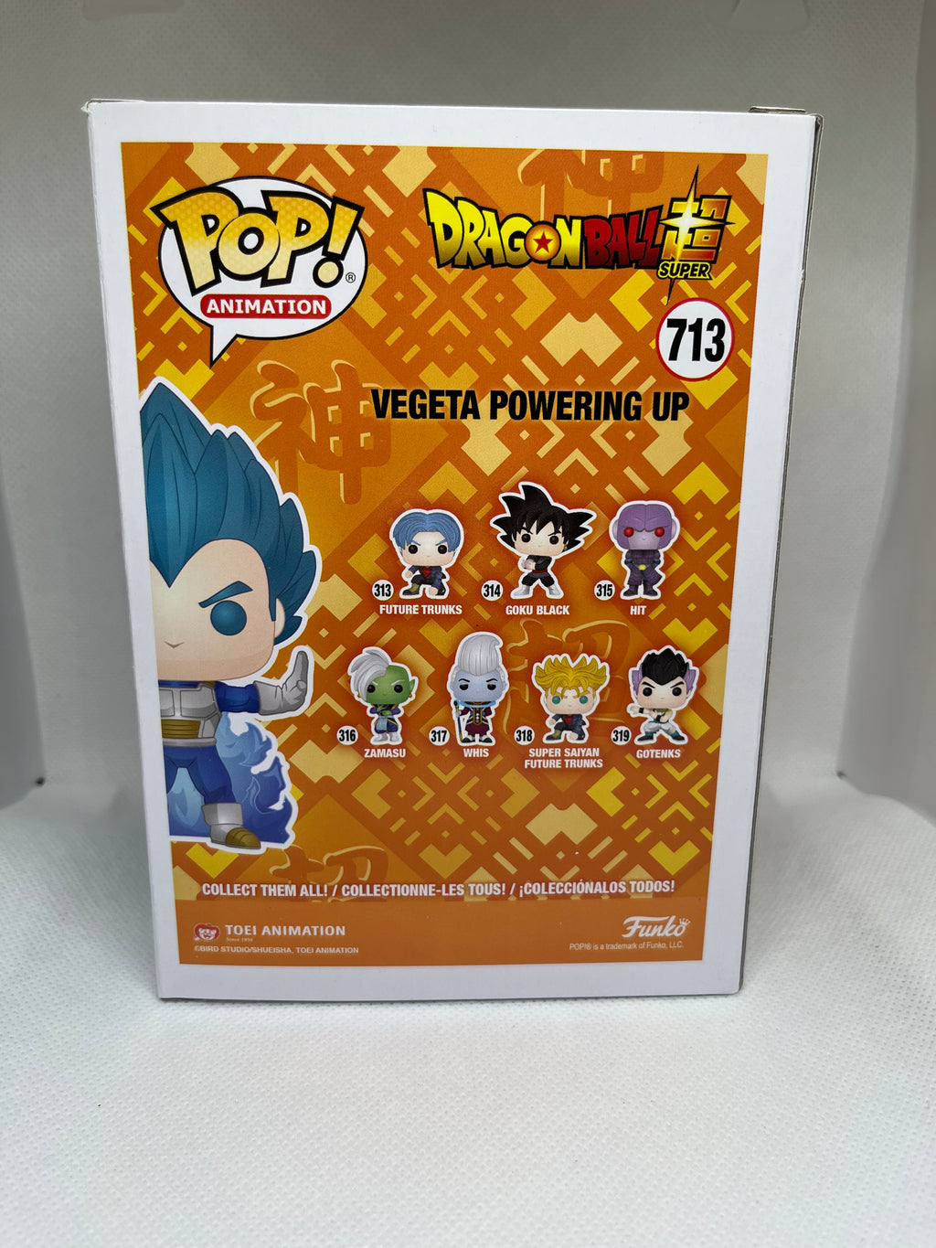 Funko Pop! Vinyl: DragonBall Super-Vegeta Powering Up (Chalice Exclusive Glow in the Dark) 713