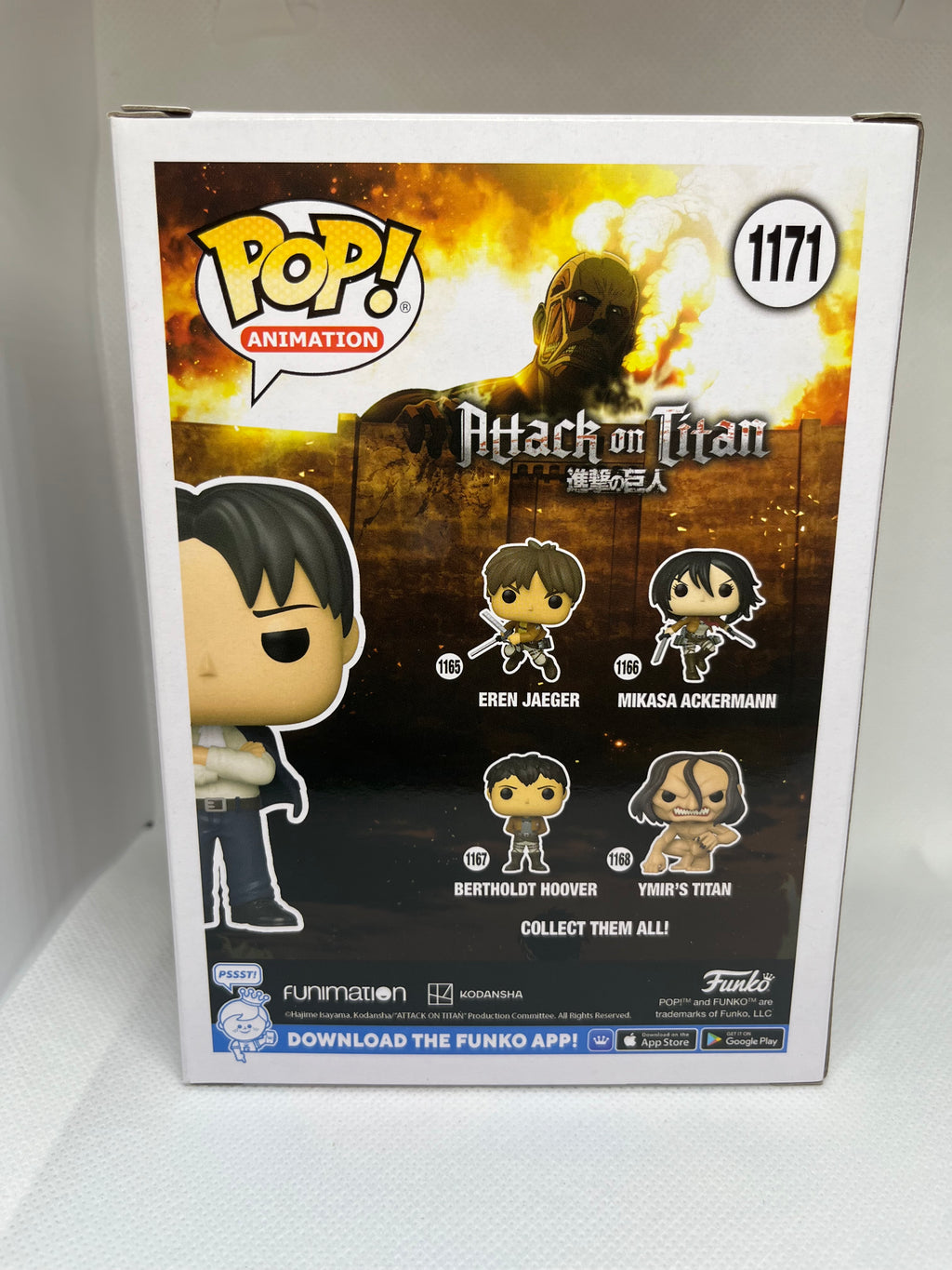 Funko Pop! Vinyl: Attack on Titan- Formal Levi (Gamestop Exclusive) 1171