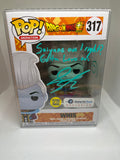 Whis 317 GalacticToys Glow in the Dark Exclusive JSA Authenticated Signed and Quoted “Saiyans am I right? Gotta Love em”