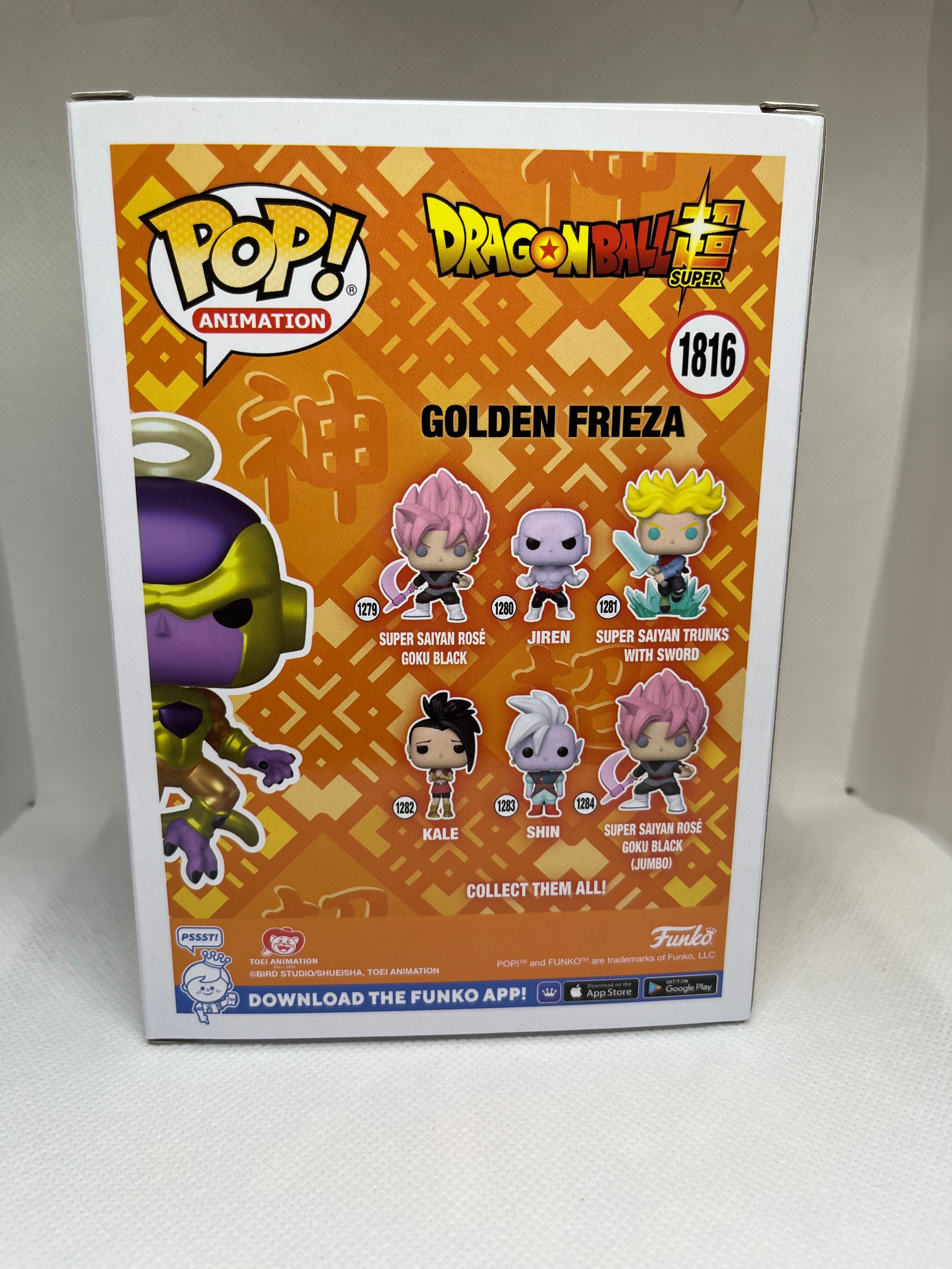 Funko Pop! Vinyl: DragonBall Super-Golden Frieza (Pre-Release Chalice) 1816