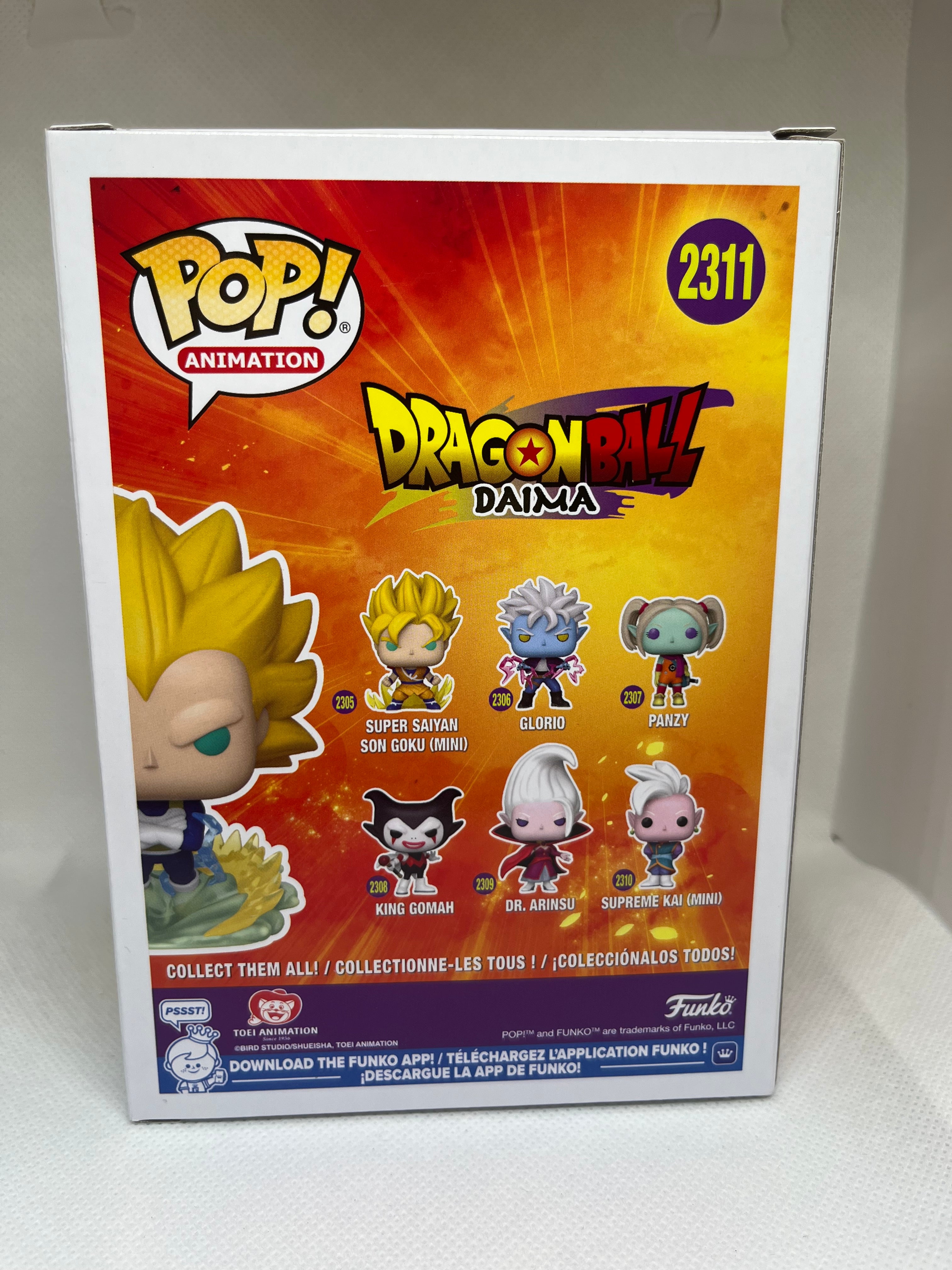 Funko Pop! Vinyl: DragonBall Daima-Super Saiyan 3 Vegeta (Mini Daima) 2311