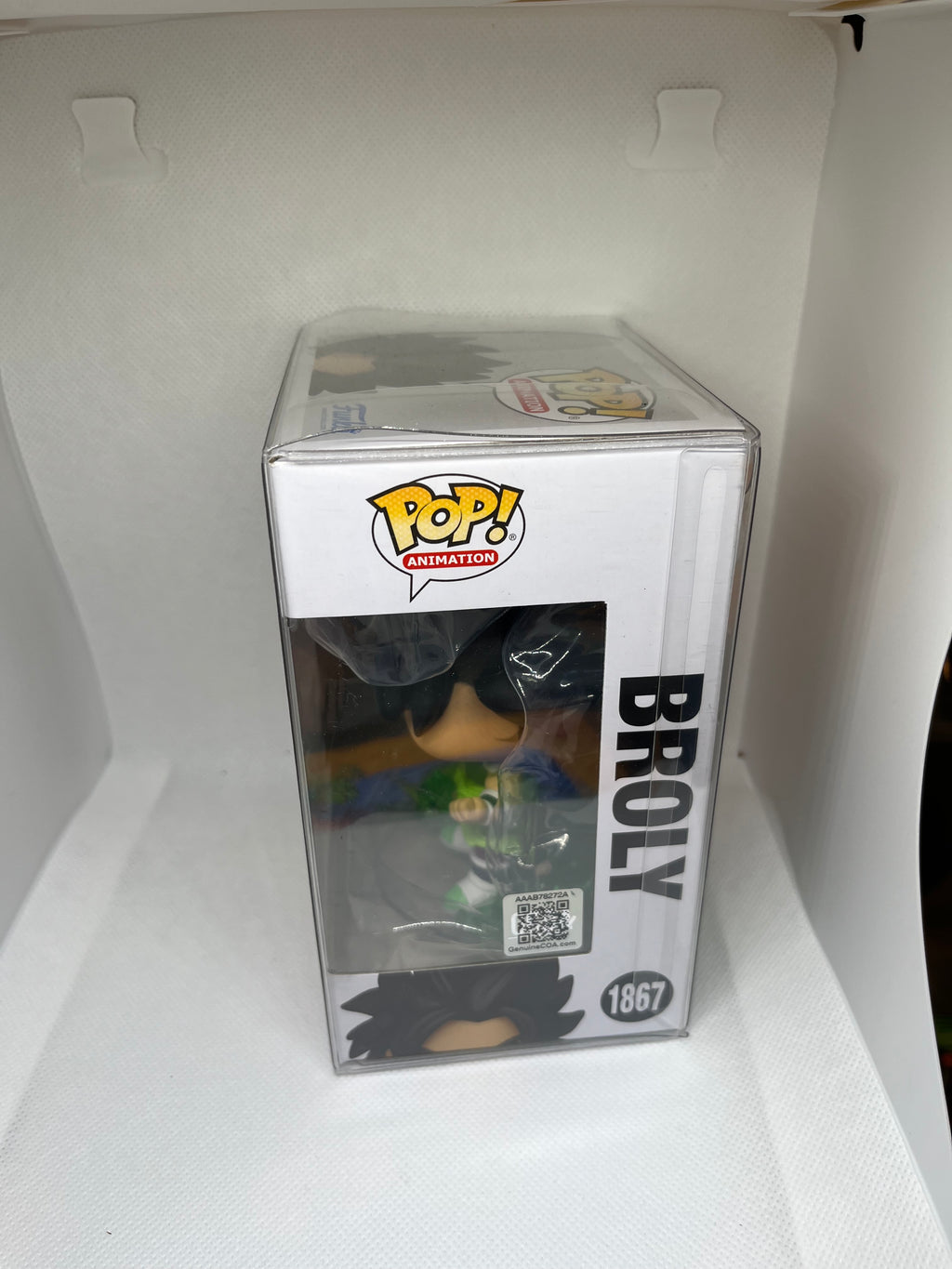 Broly 1867 Funko Exclusive GCOA Authenticated Signed