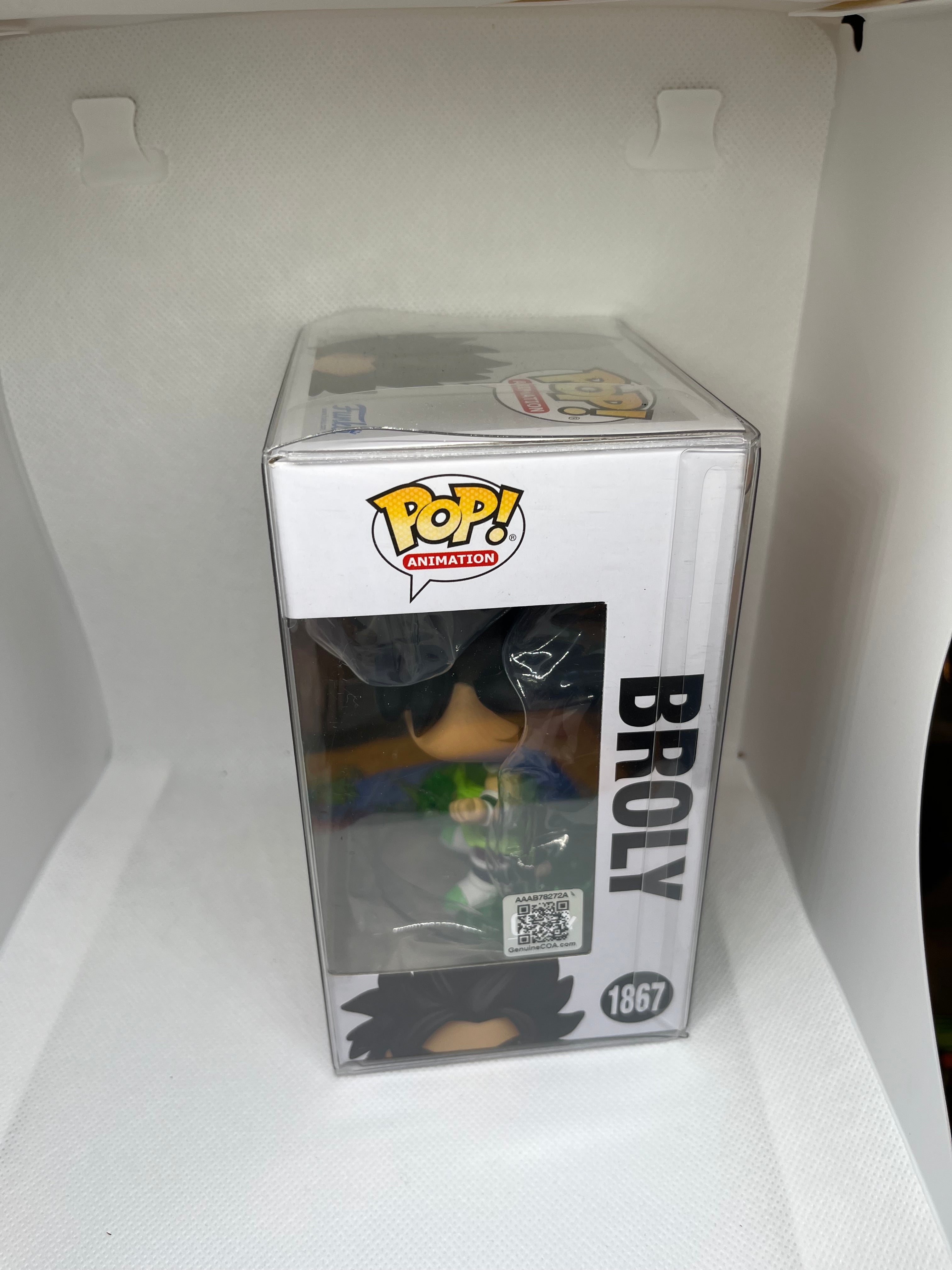 Broly 1867 Funko Exclusive GCOA Authenticated Signed