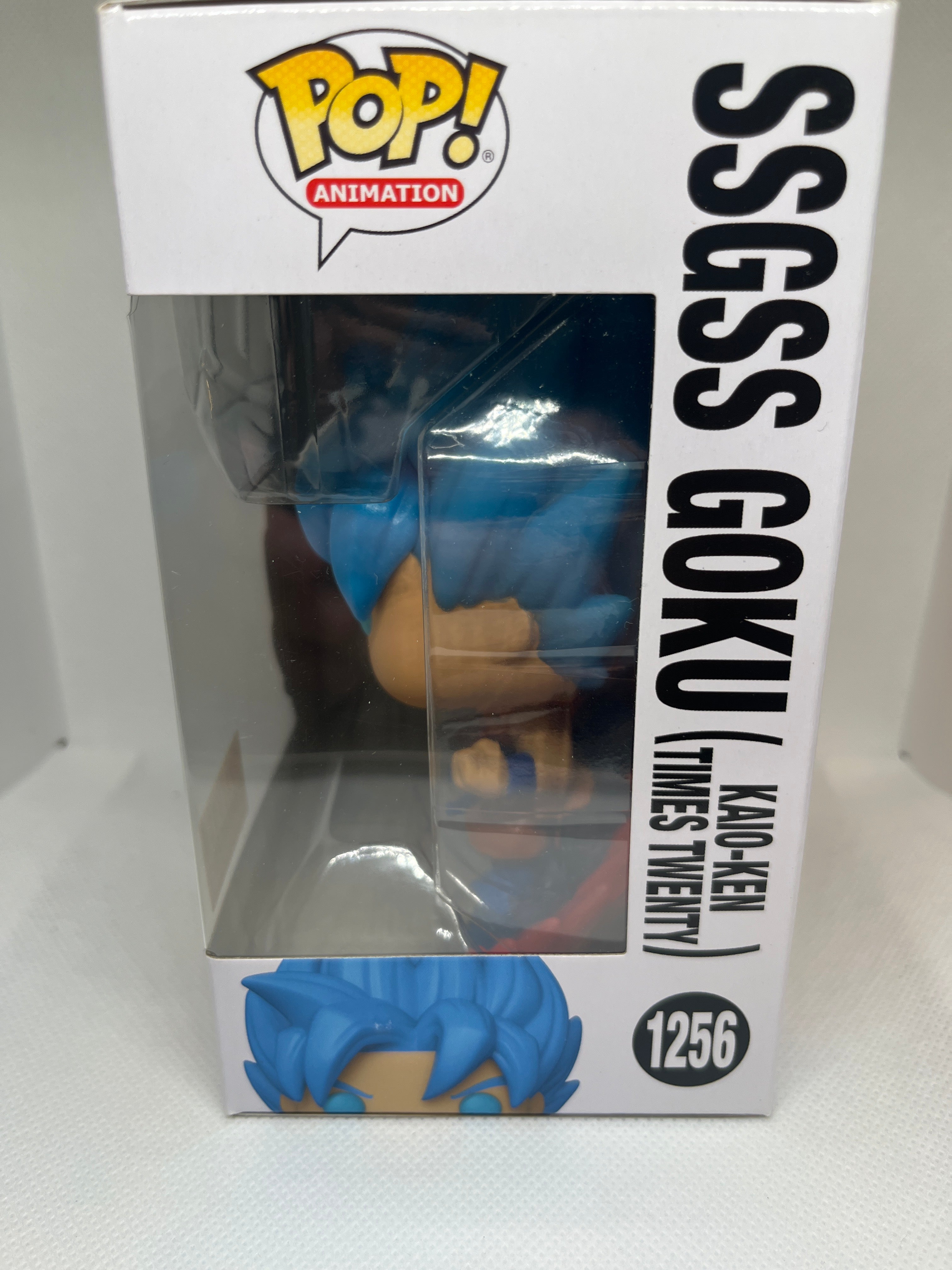 Funko Pop! Vinyl: DragonBall Super-SSGSS Goku (Kaio-Ken Times Twenty BoxLunch Glow Exclusive) 1256