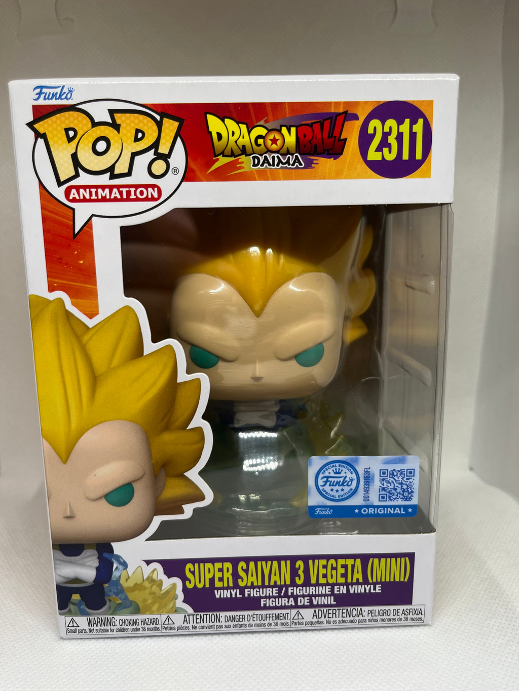 Funko Pop! Vinyl: DragonBall Daima-Super Saiyan 3 Vegeta (Mini Daima) 2311