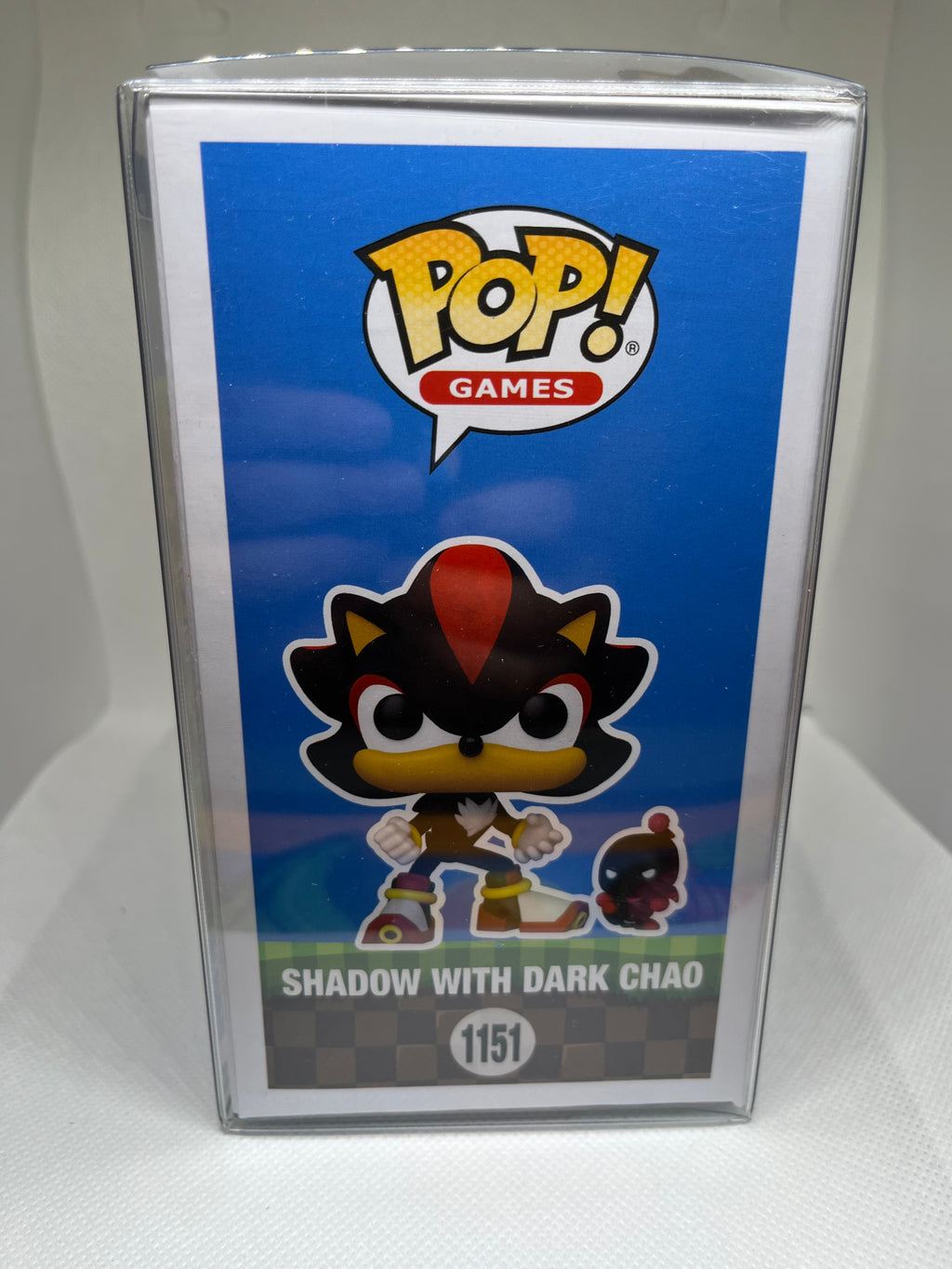 Shadow with Dark Chao 1151 2026 Las Vegas Flocked Exclusive JSA Authenticated Signed and Quoted (Shadow Choas Control)