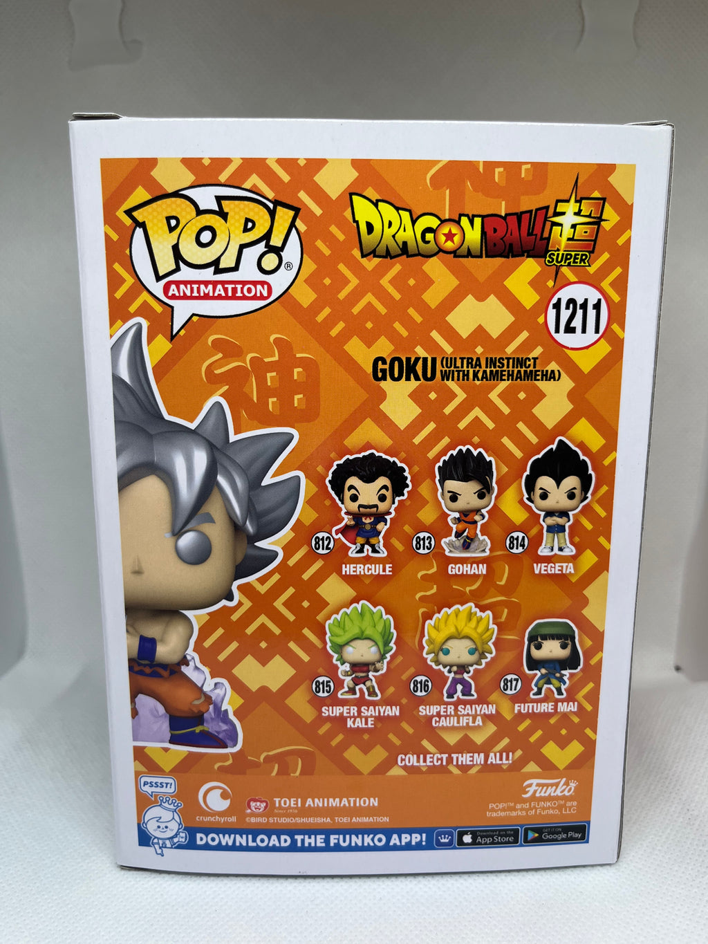 Funko Pop! Vinyl: DragonBall Super-Goku Ultra Instinct with Kamehameha (Shared Fall Sticker) 1211