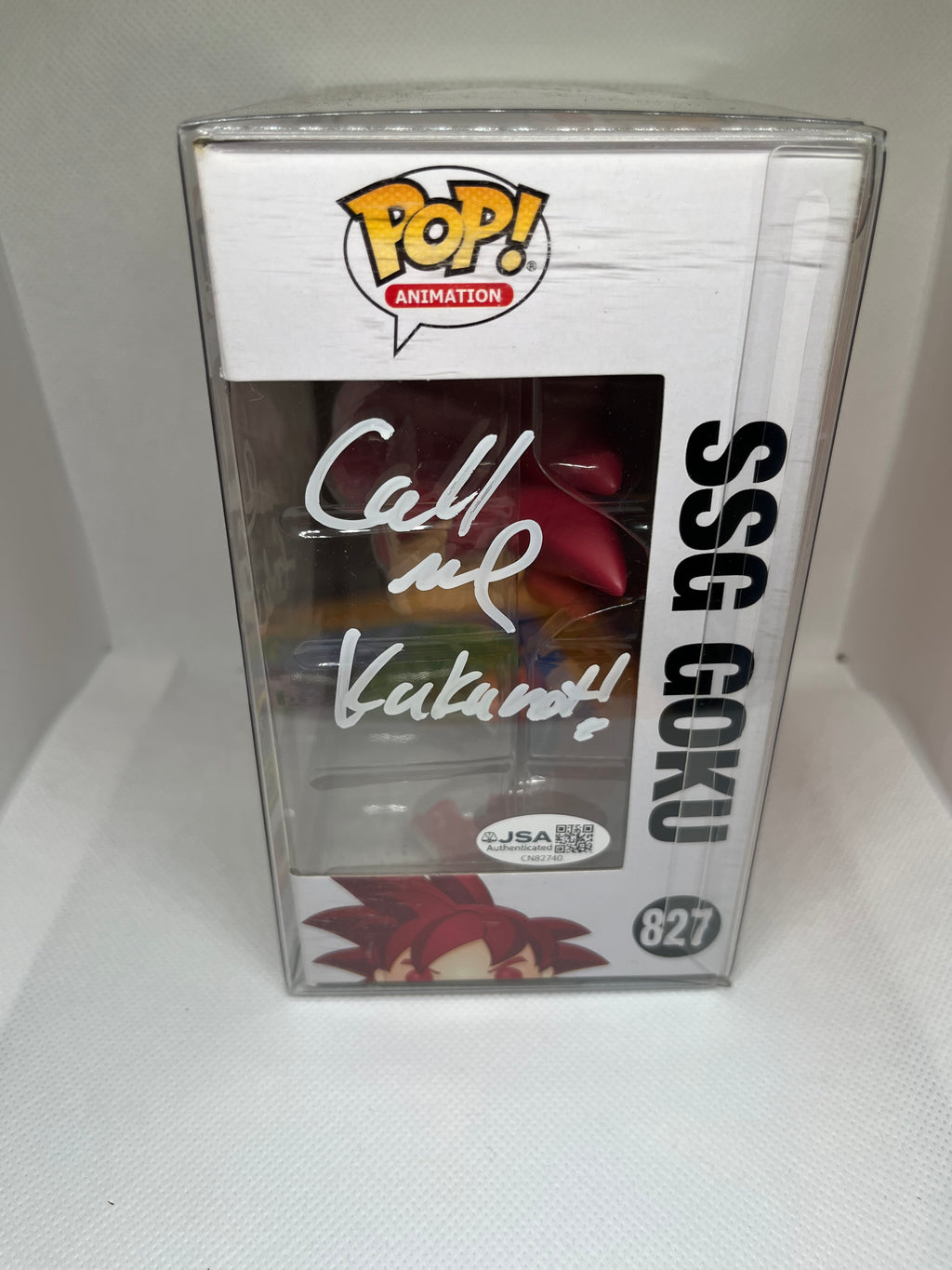 SSG Goku 827 2020 Summer Convention Limited Edition Sticker JSA Authenticated Signed and Quoted (Call me Kakarot!)