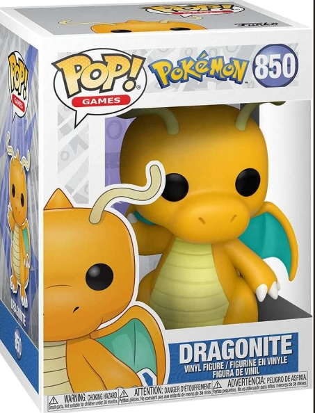 Funko Pop! Vinyl: Pokemon- Dragonite (850)