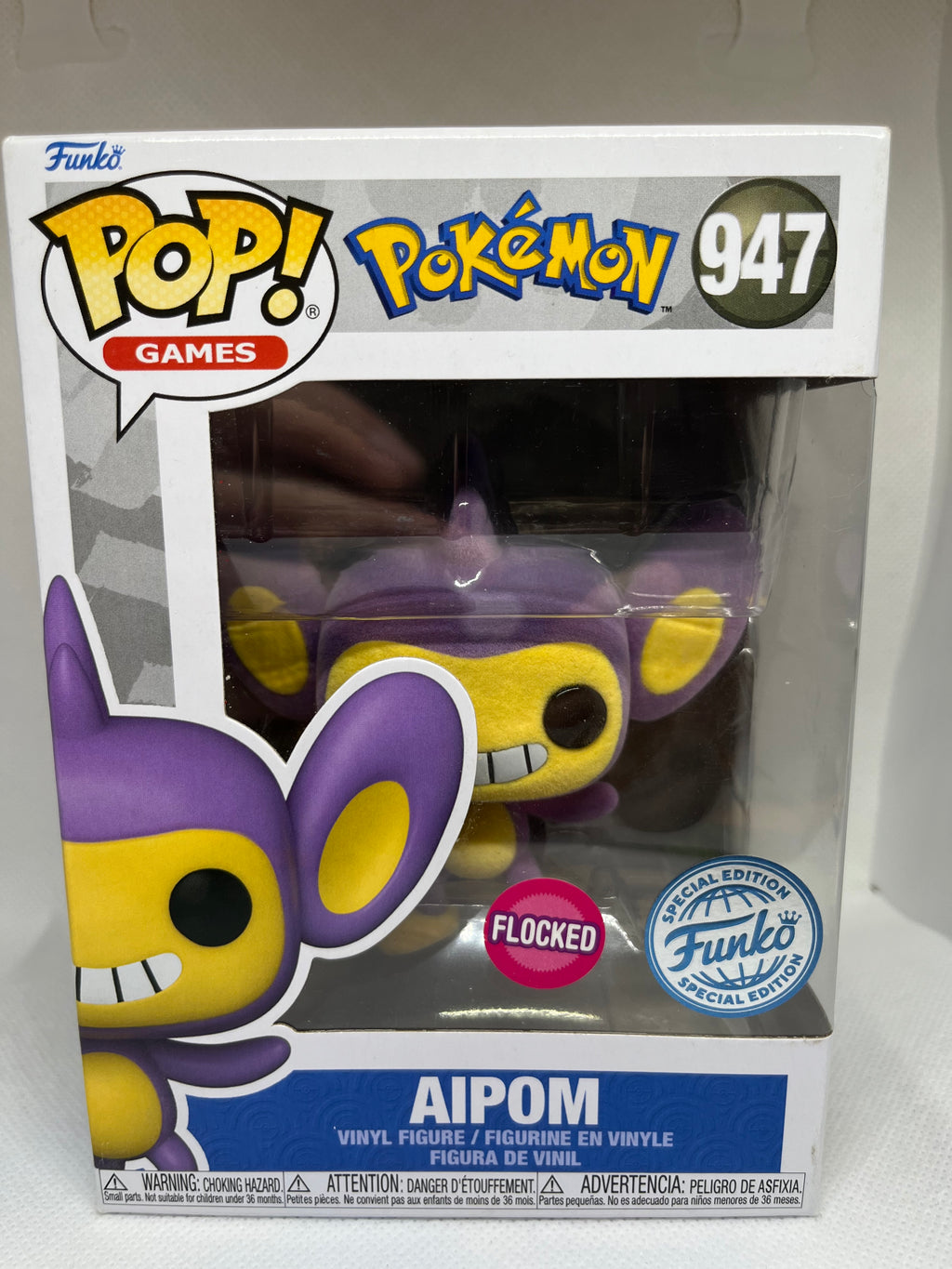 Funko Pop! Vinyl: Pokemon-Aipom (Flocked Funko Exclusive)