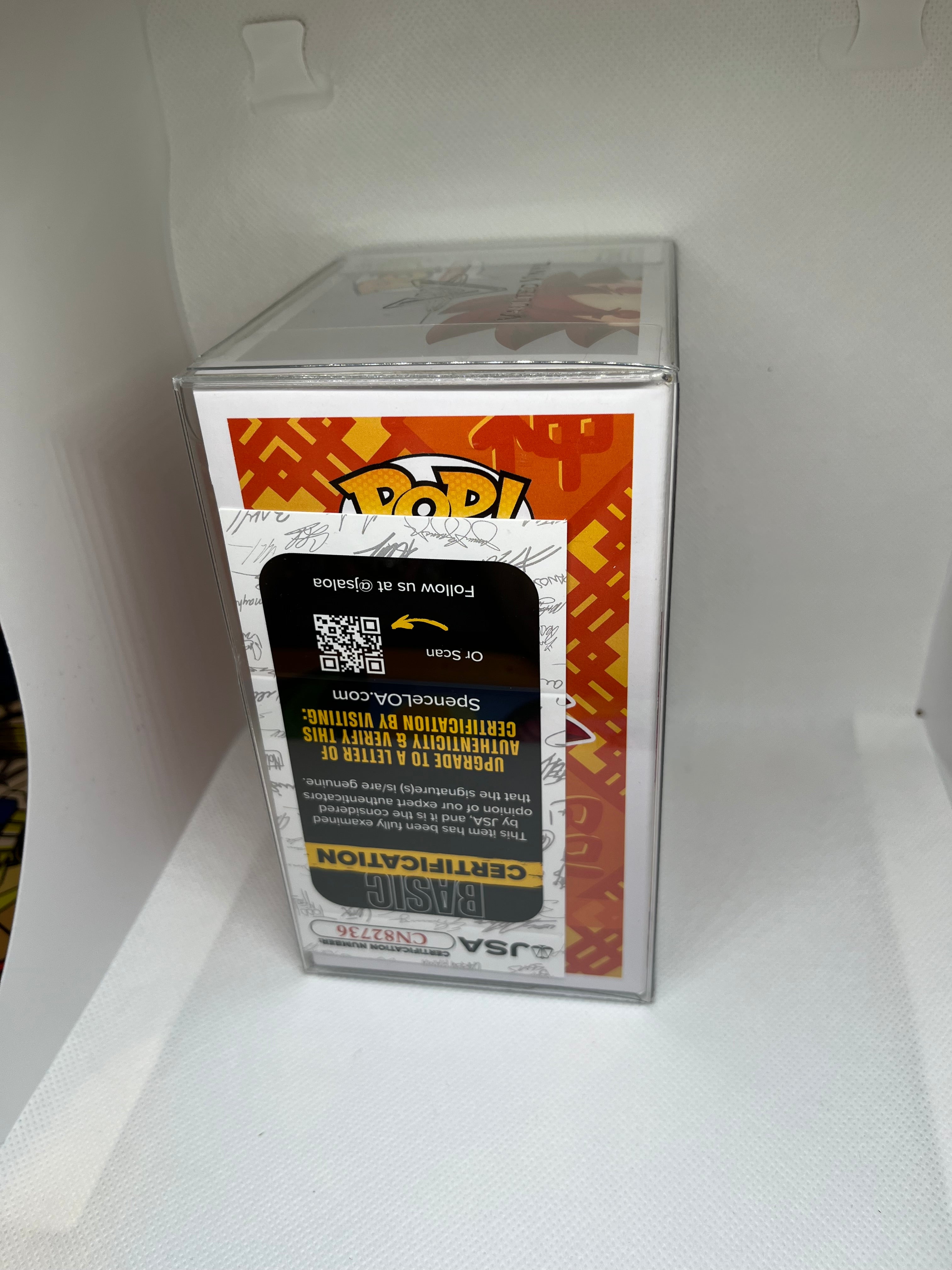 SSG Goku 827 2020 Summer Convention Limited Edition Sticker JSA Authenticated Signed and Quoted (“Here I Come”)