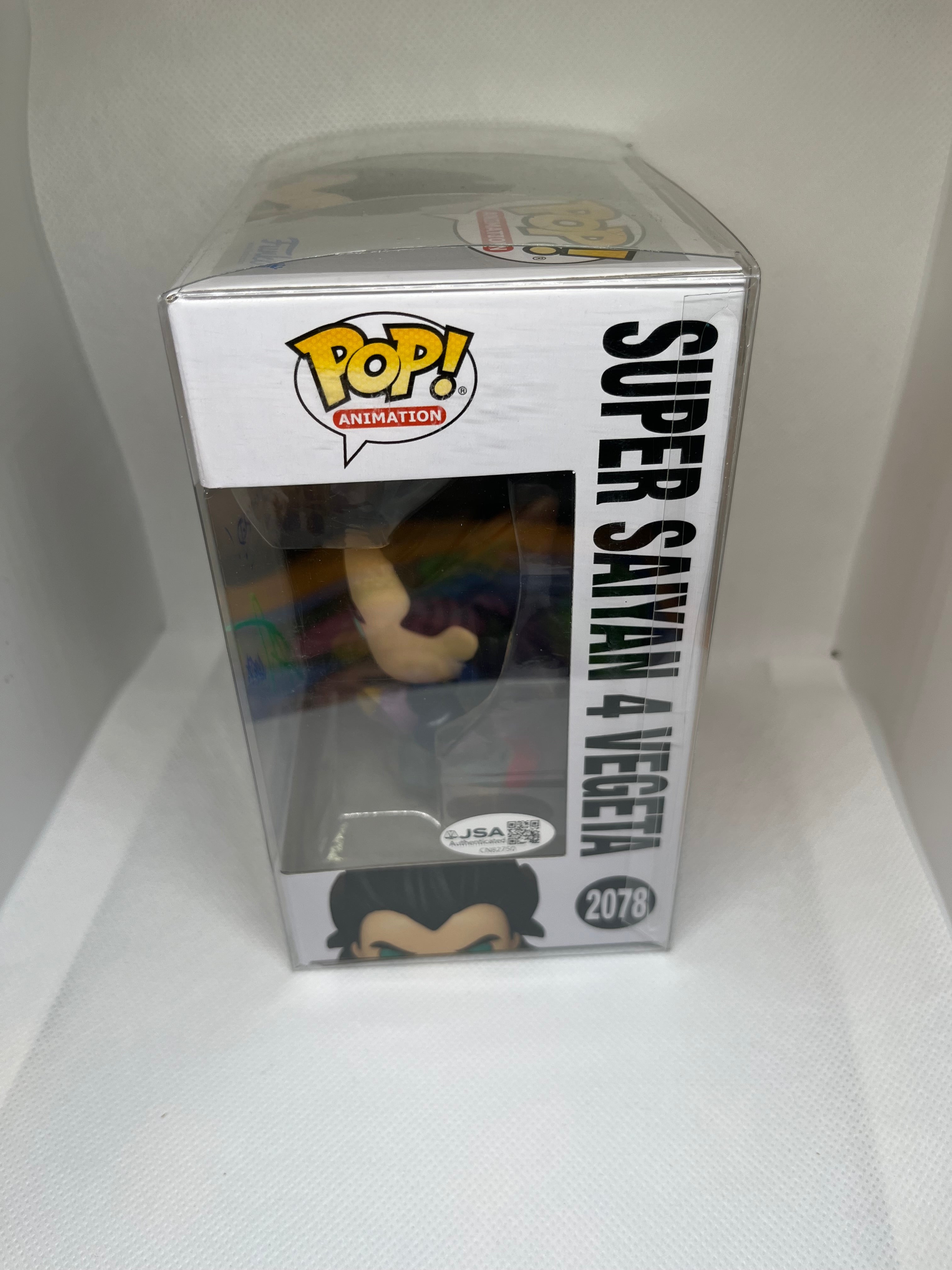 Super Saiyan 4 Vegeta GT 2078 Flocked/Glow Chase JSA Authenticated Signed and Quoted (“At Long Last I Have Ascended”)