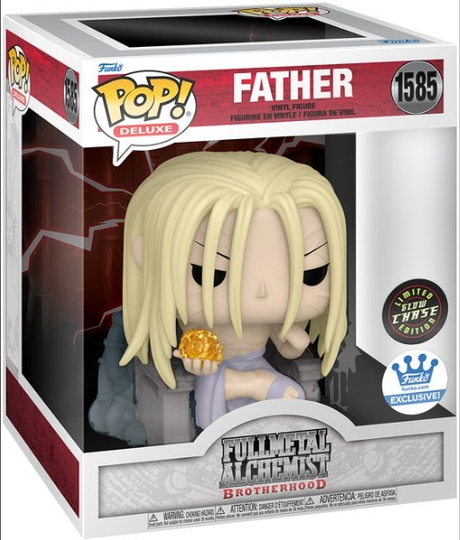 Funko Pop! Vinyl:Deluxe FullMetal Alchemist-Father (Funko Exclusive Glow Chase) 1585