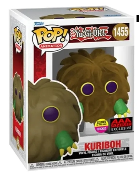 Funko Pop! Vinyl: Yu-Gi-Oh!-Kuriboh (AAA Anime Exclusive Flocked Glow in the Dark) 1459