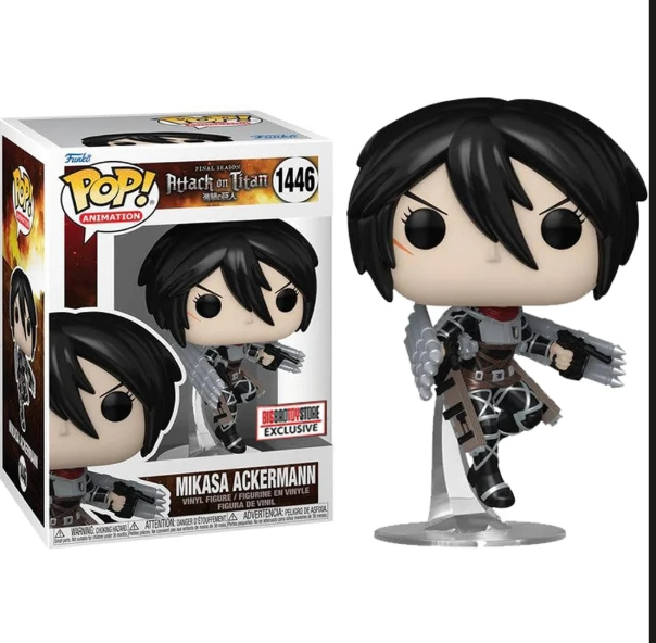 Funko Pop! Vinyl: Attack on Titan-Mikasa Ackermann (Bigbadtoystore Exclusive) 1446