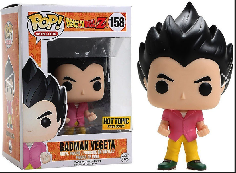 Funko Pop! Vinyl: DragonBall Z-Badman Vegeta(158) (Hot Topic Exclusive)