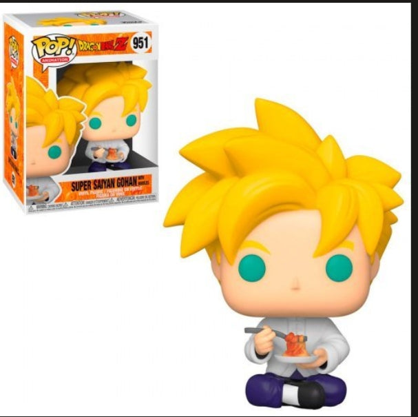 Funko Pop! Vinyl:  DragonBall Z-Super Saiyan Gohan with Noodles (951)